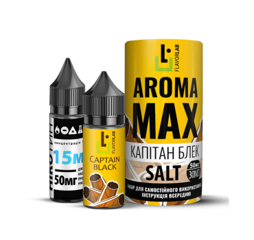 Набір Flavorlab Aroma Max 30 мл 50 мг Капітан блек