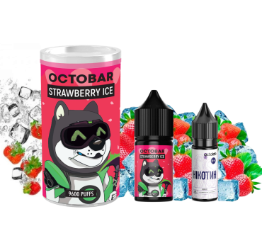 Набір Octobar NFT 30 мл 50 мг Strawberry Ice