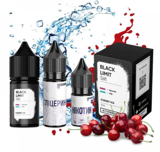 Набір Octobar Black Limit 30 мл 50 мг Cherry Ice